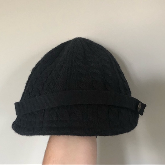 Roots | Black Cable Boy News Hat - Picture 4 of 4